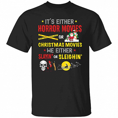 horror shirt, Black, Unisex T-Shirt