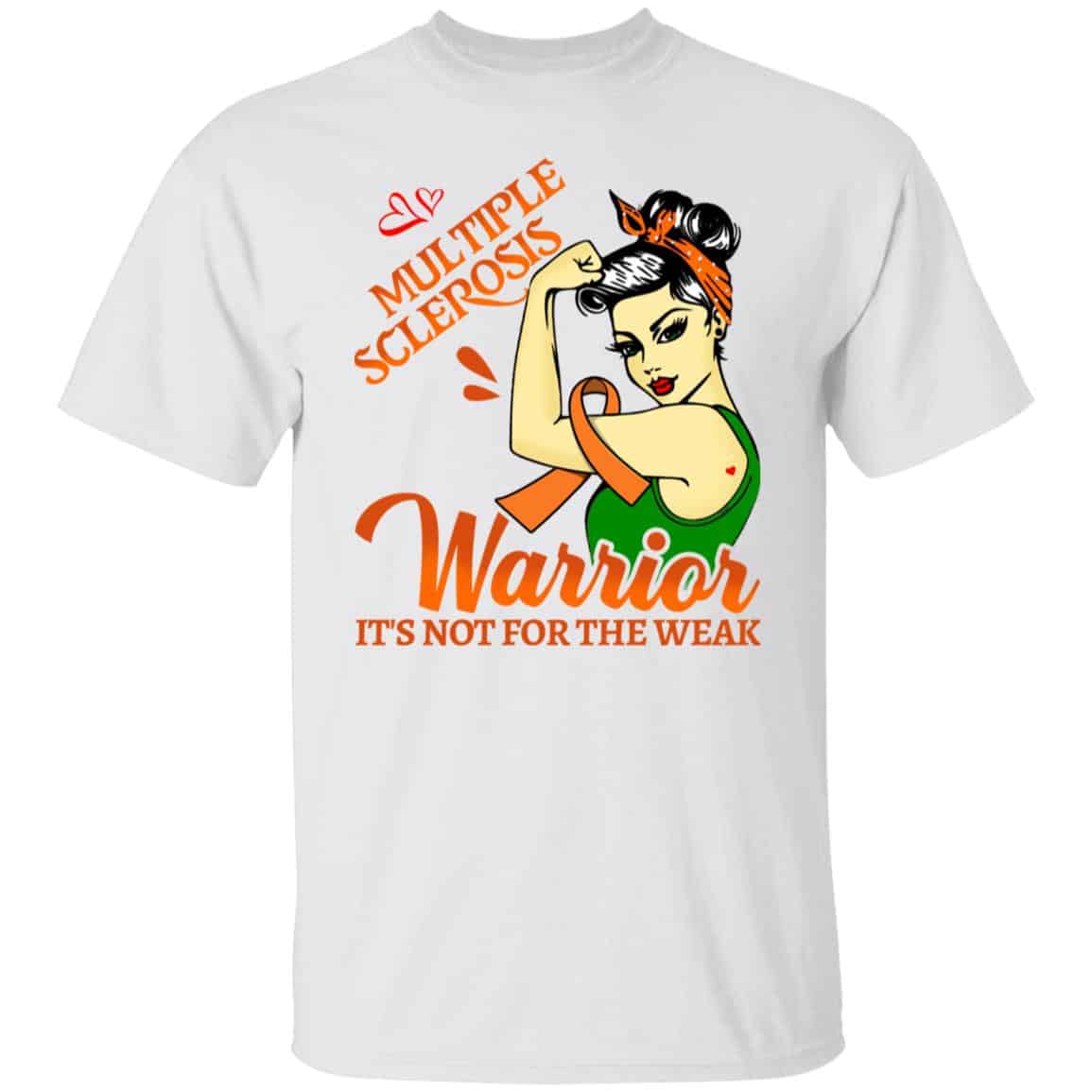 Fight Against Ms Multiple Sclerosis, White, Unisex T-Shirt