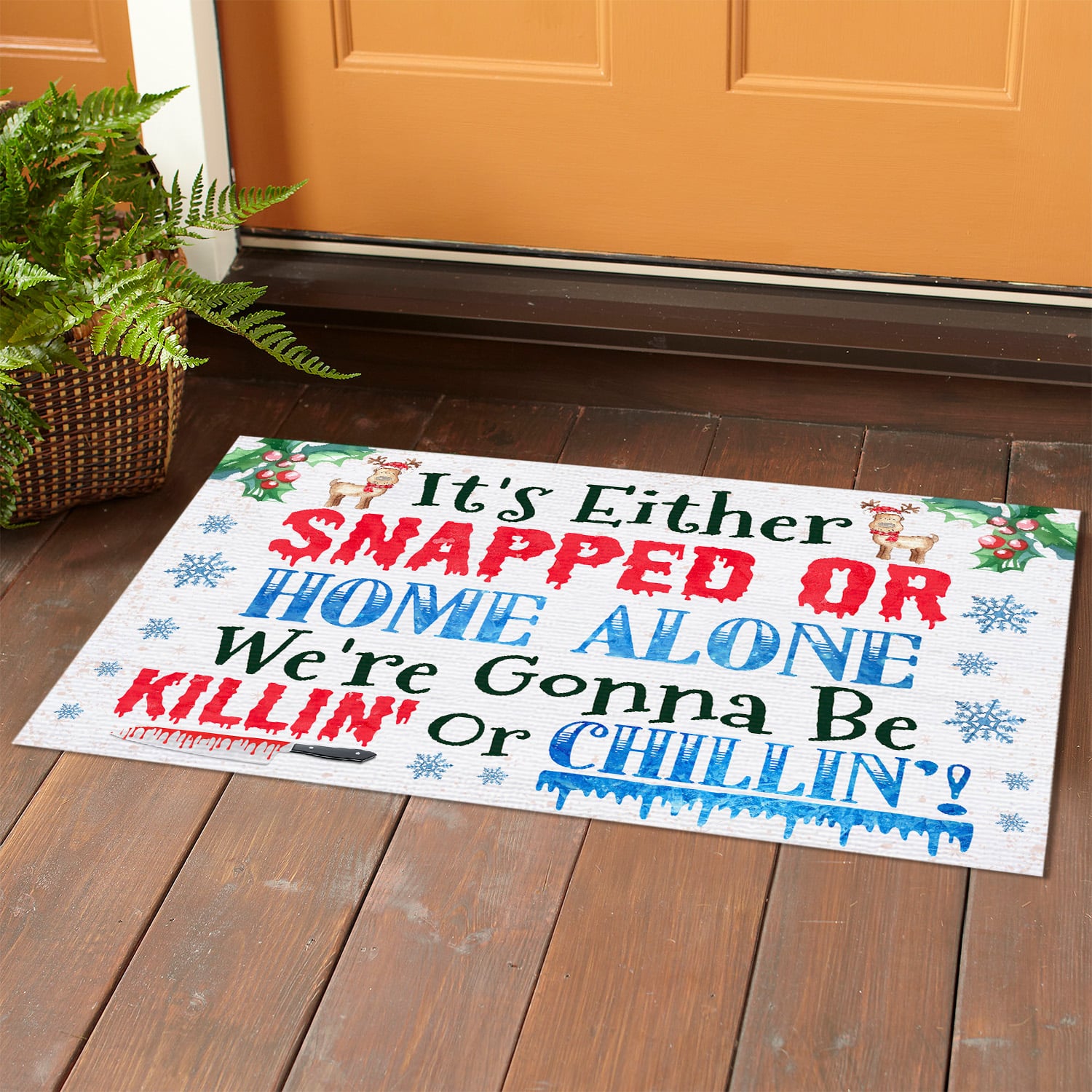 2LV. Its Either Snapped Doormat (6) Doormat mockup 1