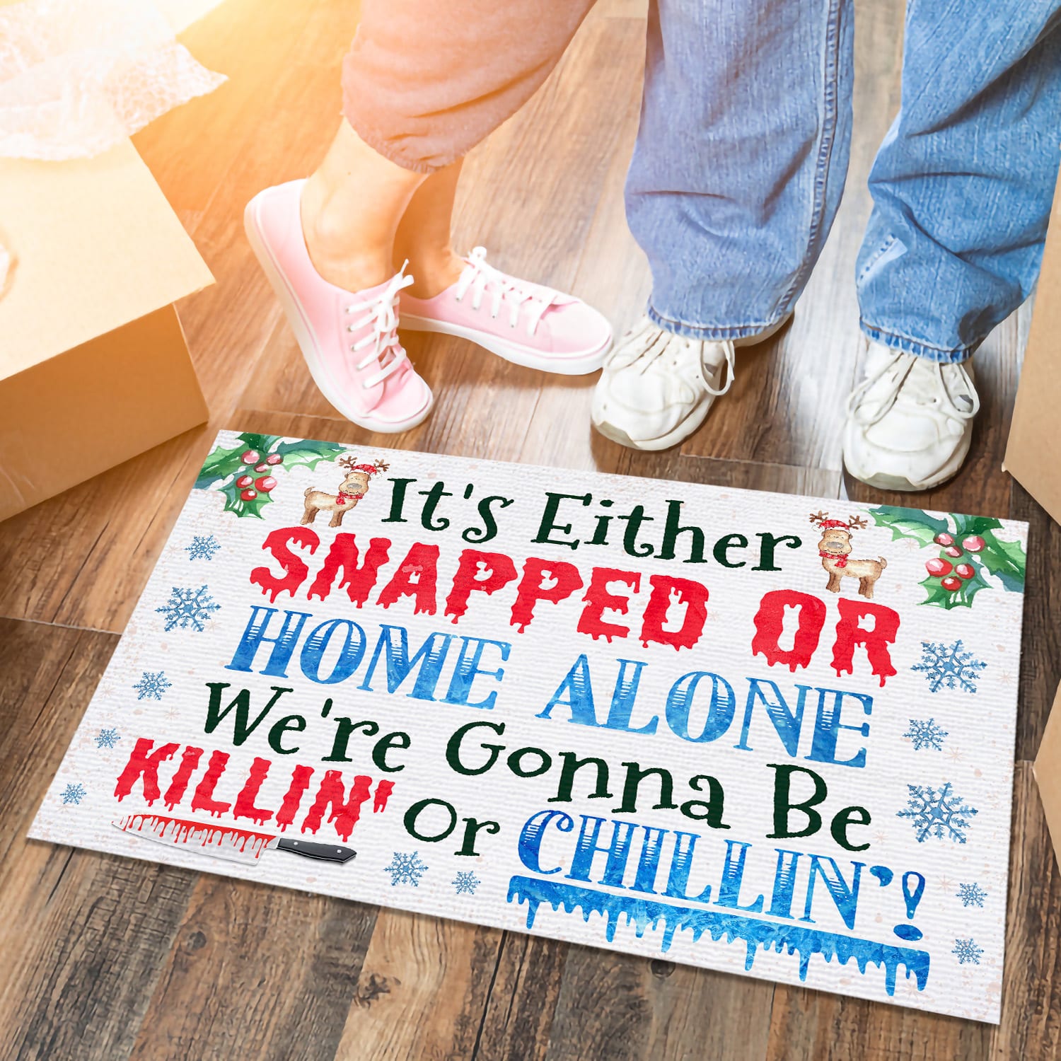 2LV. Its Either Snapped Doormat (6) Doormat mockup 6