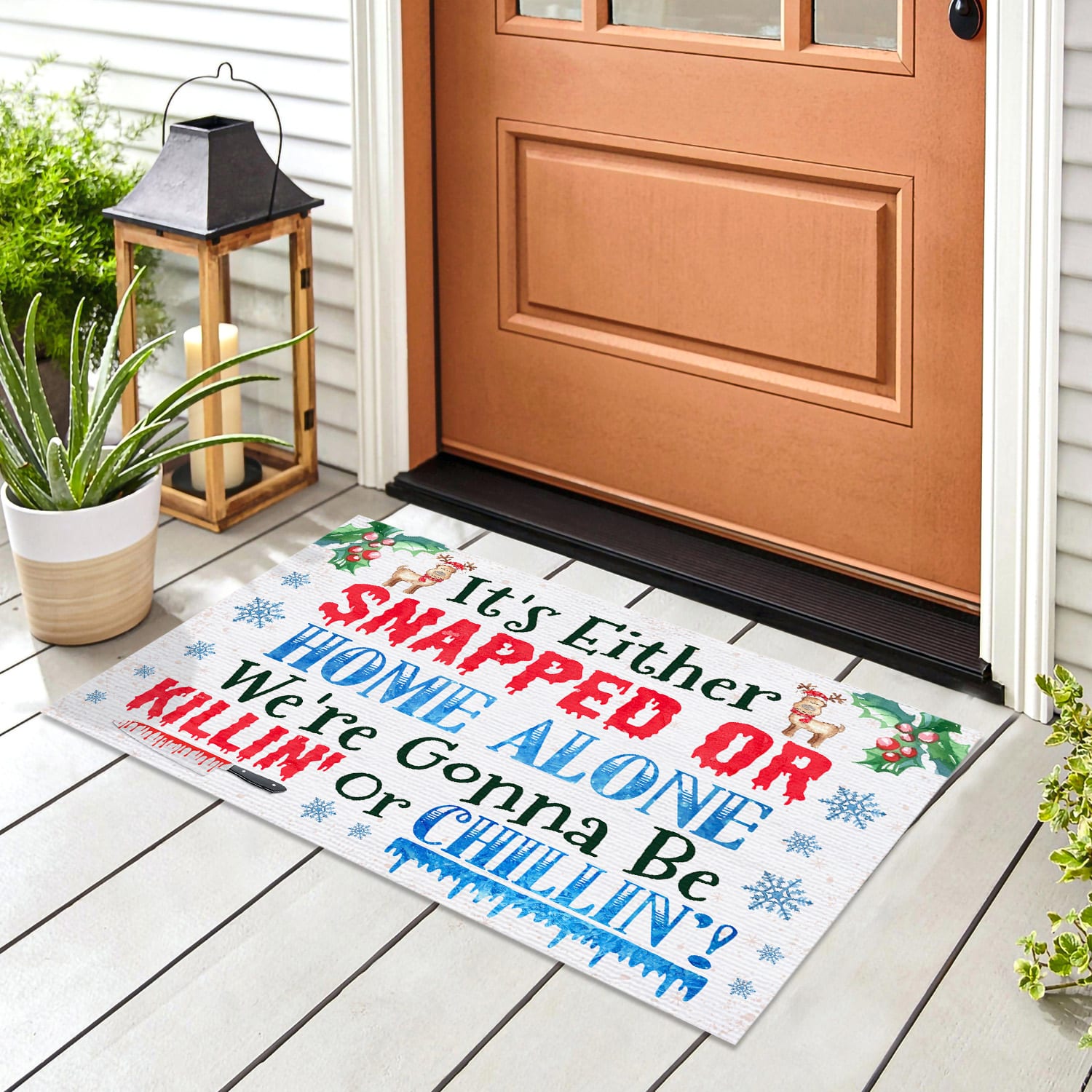 2LV. Its Either Snapped Doormat (6) Doormat mockup 8