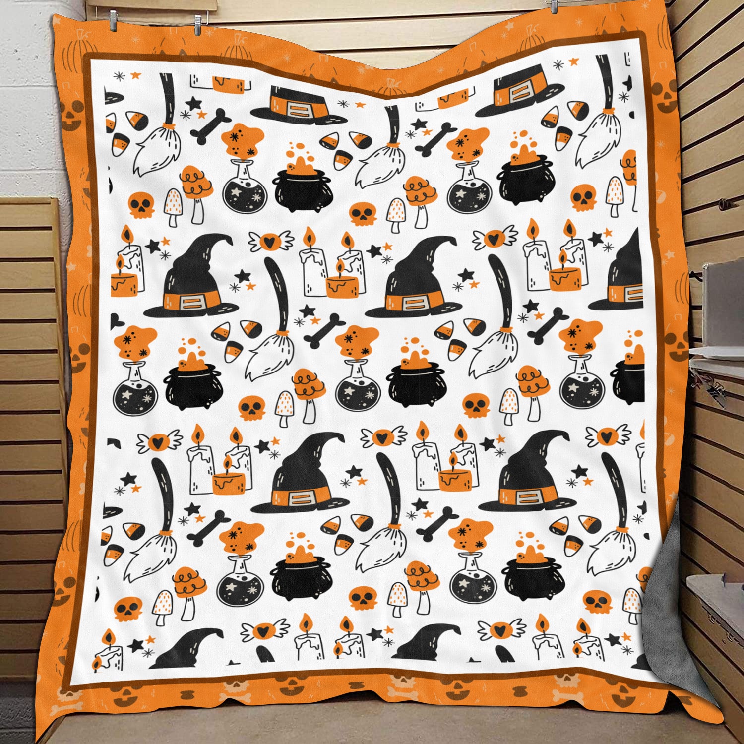 8LV. Witch Things Blanket Blanket Mockup 9