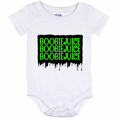Halloween Boobiejuice Baby Onesie, White, Baby Onesie - 12 Month
