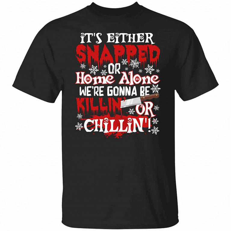 Killin Or Chillin tee, Black, Unisex T-Shirt