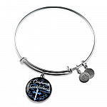 Overflowing With Thankfulness Circle Pendant Necklace