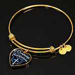Overflowing With Thankfulness Heart Pendant Necklace