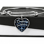 Overflowing With Thankfulness Heart Pendant Necklace