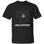 BulletProof Broken Glass Funny T-Shirt, Black, Unisex T-Shirt