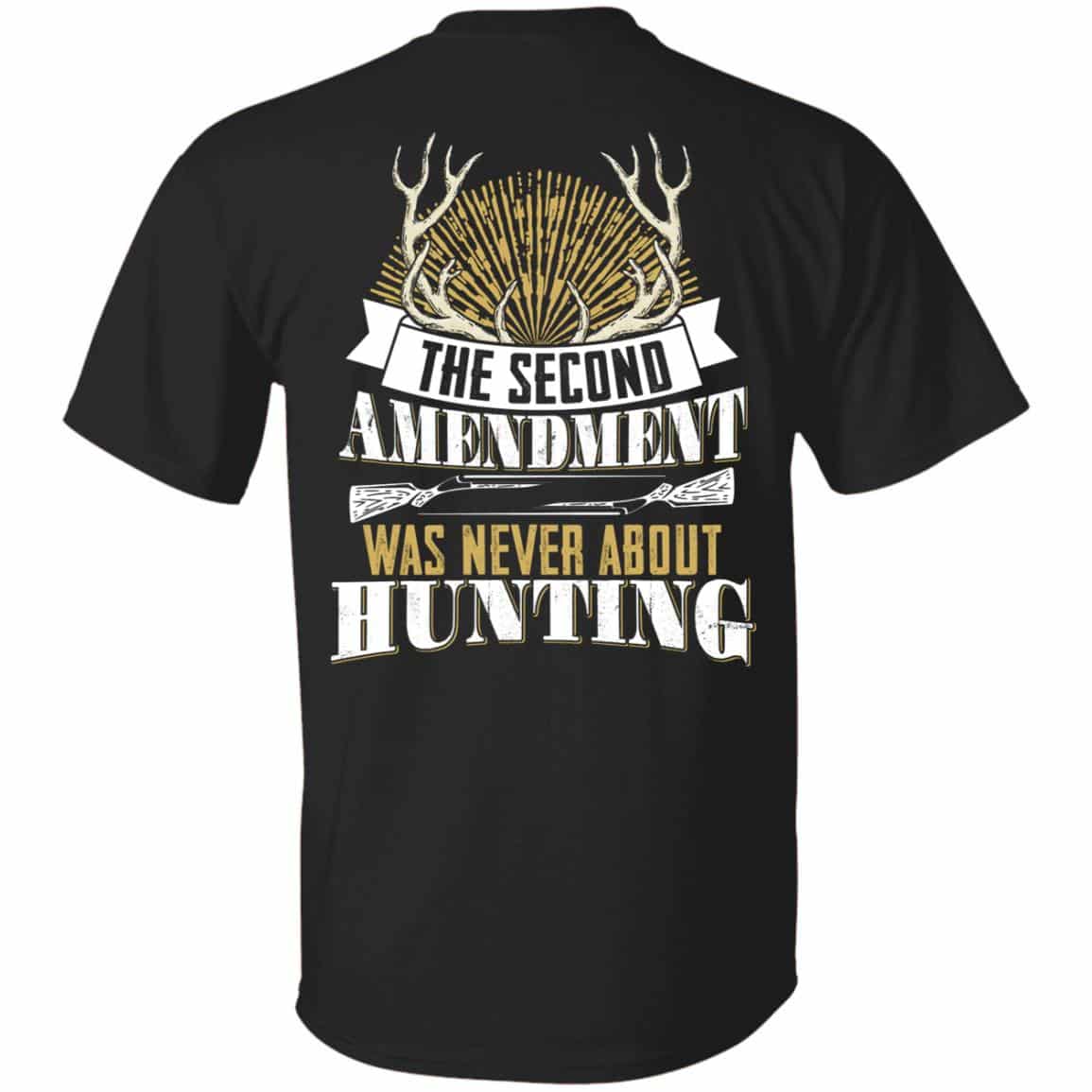 hunting shirt, Black, Unisex T-Shirt