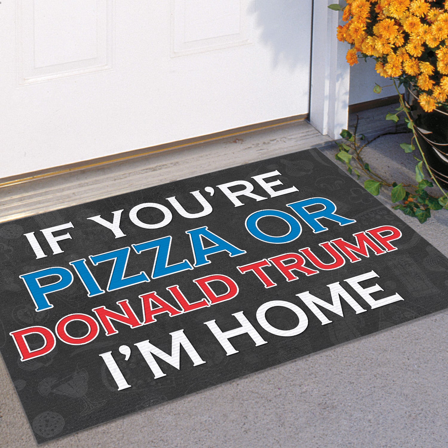 13NH. Pizza Trump Doormat mockup 11