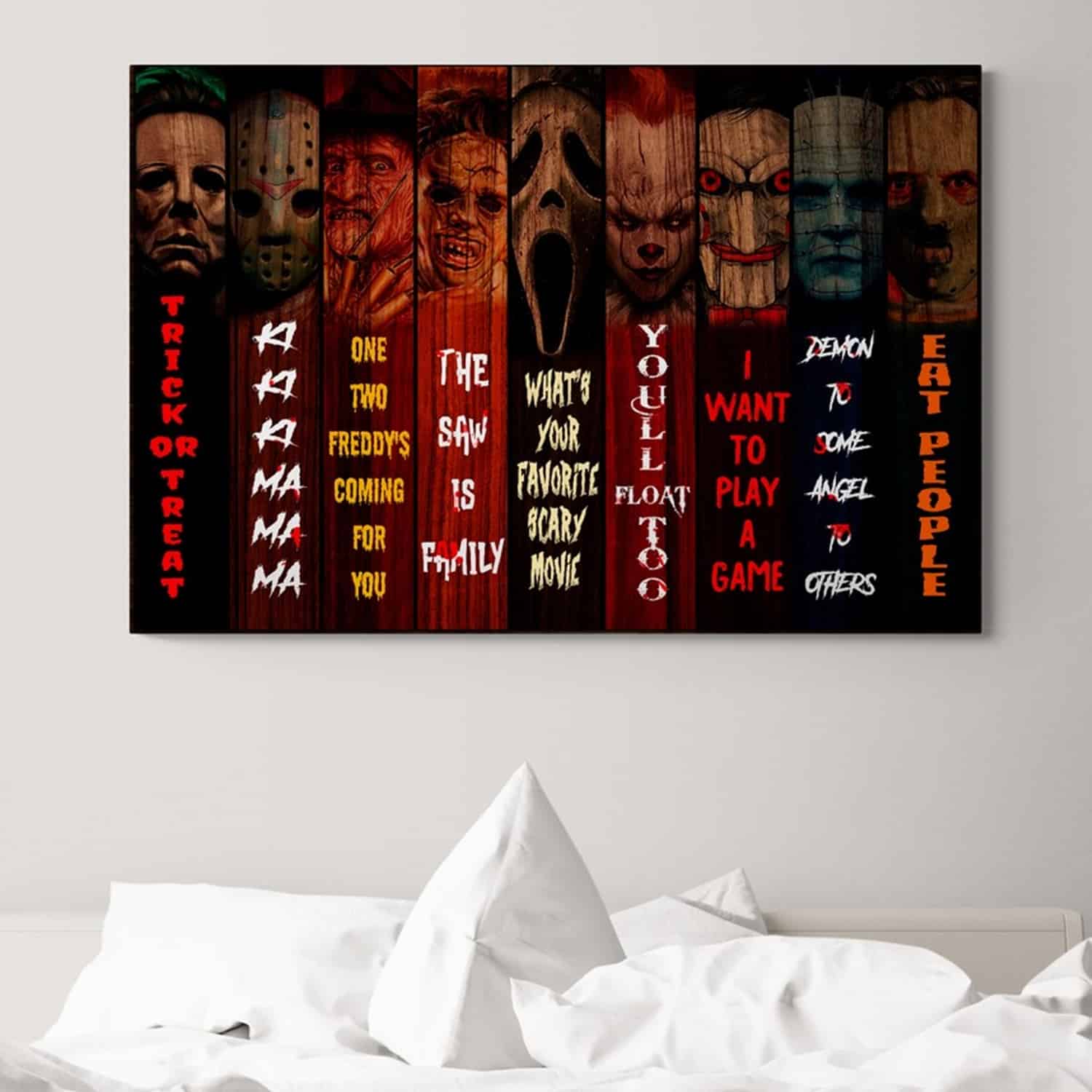 12 HG. Horror Movies Eat People-Canvas mk1