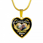 I Believe in Angels Because I Have Some in Heaven Personalized Photo Heart Pendant Necklace I Believe in Angels Because I Have Some in Heaven Personalized Photo Heart Pendant Necklace