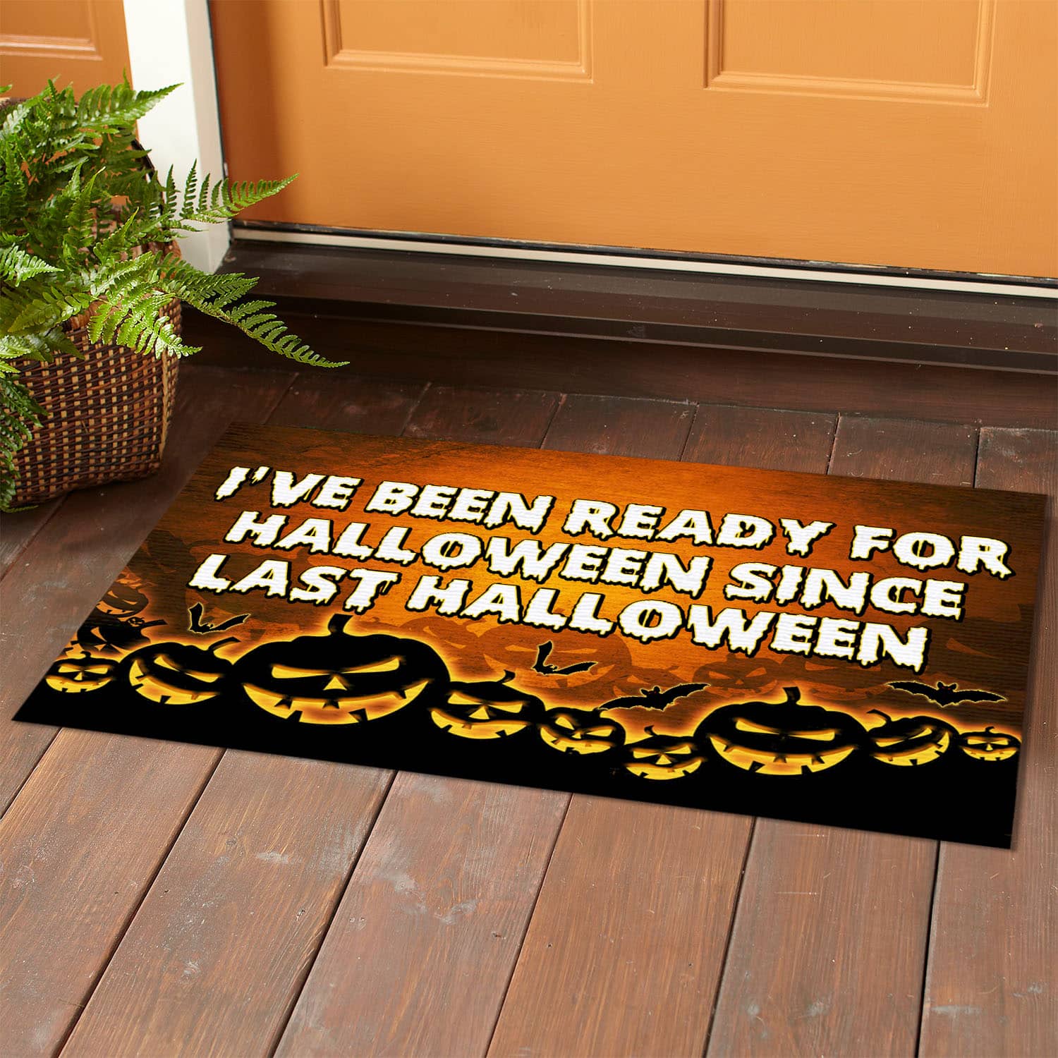 10VT. UU TIEN Ready For Halloween Doormat mockup 1