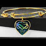 It's Okay If The Only Thing You Do Today Is Breathe Your Life Matters Heart Pendant Necklace - Suicide Awareness Gift