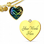 It's Okay If The Only Thing You Do Today Is Breathe Your Life Matters Heart Pendant Necklace - Suicide Awareness Gift