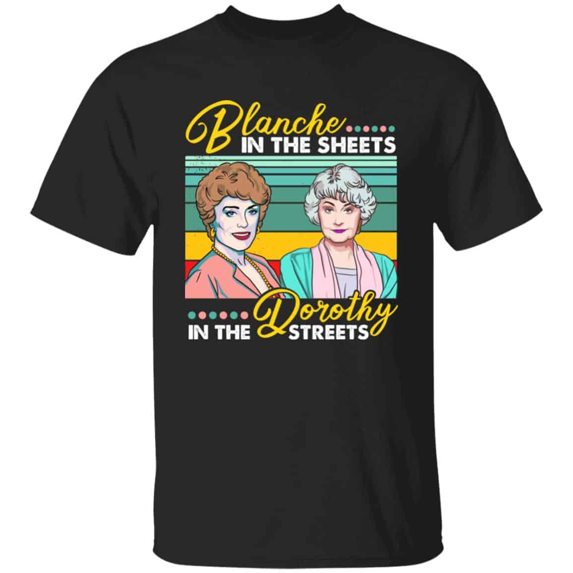 Blanche In The Sheets Tshirt, Black, Unisex T-Shirt