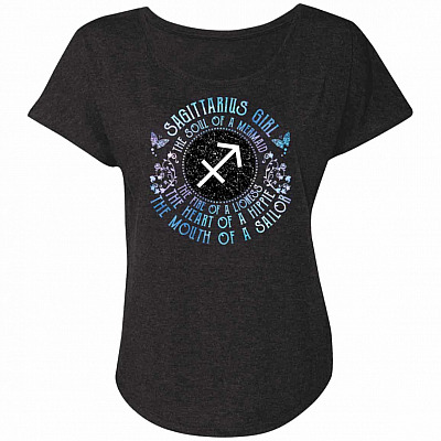 Ladies Triblend Dolman Sleeve