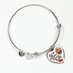 Personalized Photo Always My Daughter Forever My Friend Heart Pendant Necklace