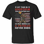 never, Black, Unisex T-Shirt
