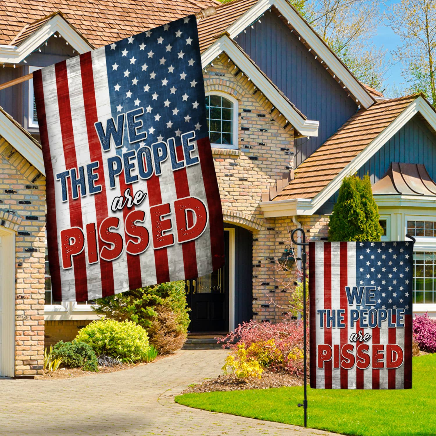 4O. People Are Pissed-30x40 Garden & House Mockup 3