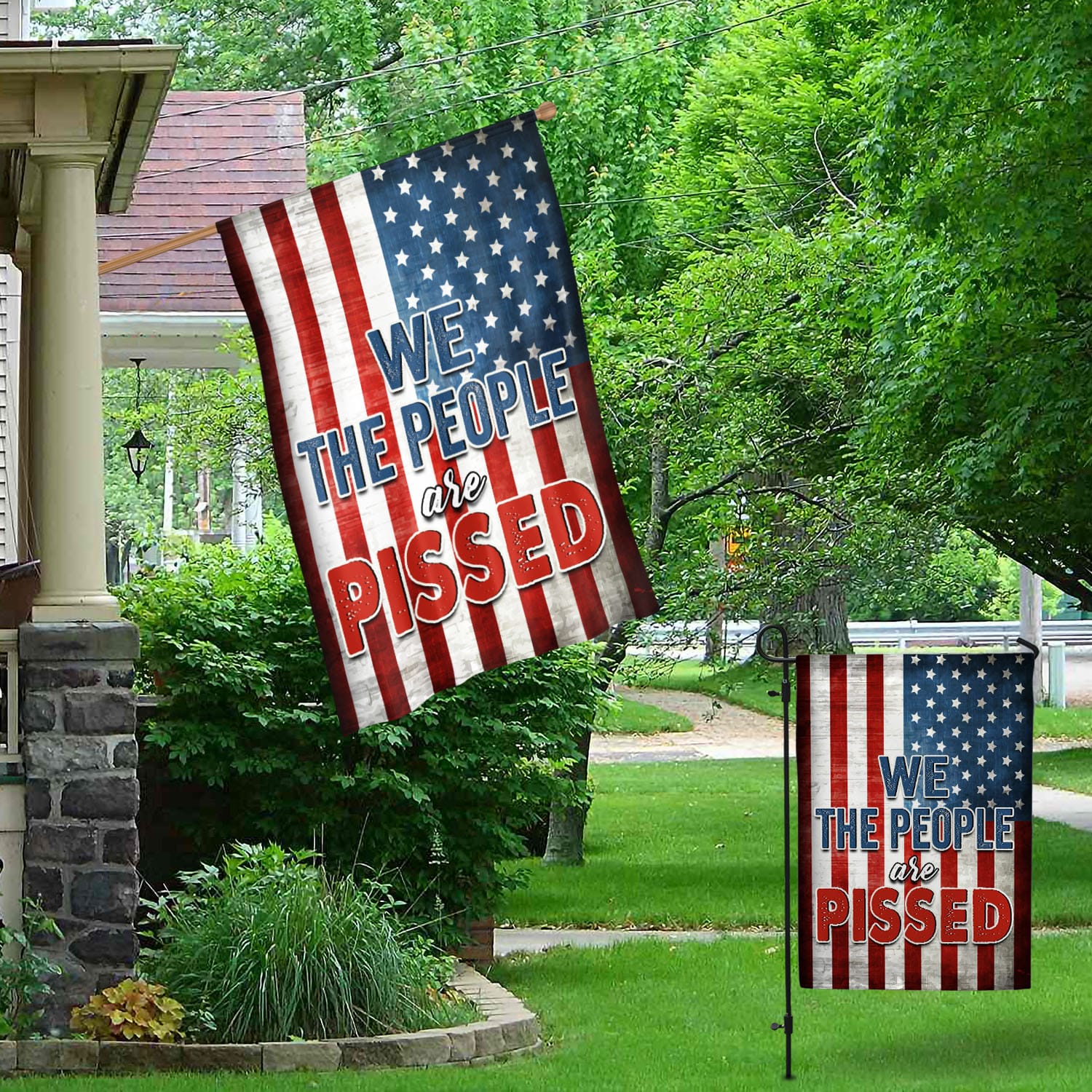 4O. People Are Pissed-30x40 Garden & House Mockup 1