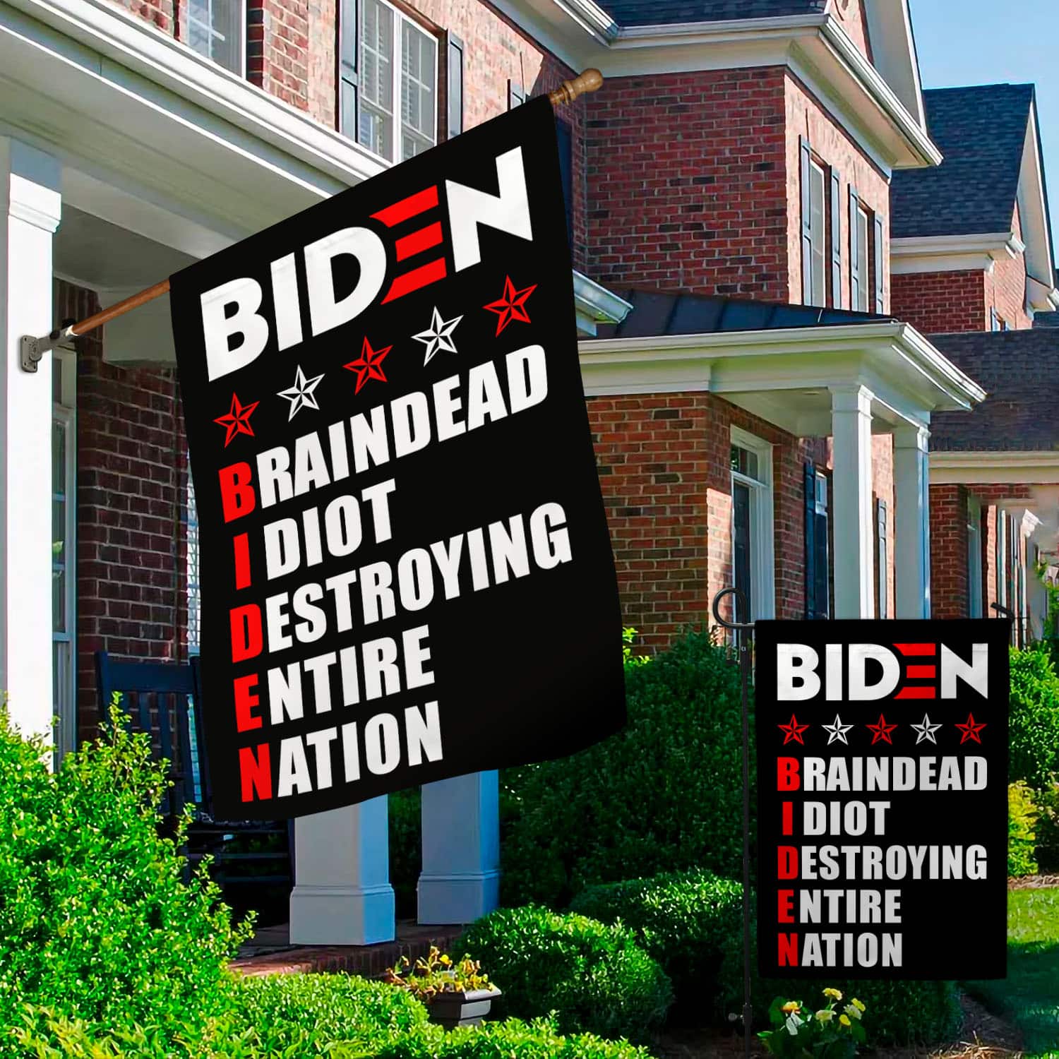 13 HG uu tien. Braindead Idiot_30x40 Garden & House Mockup 2