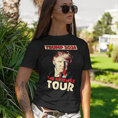Alternative view of Trump 2024 The Revenge Tour T-Shirt - V-Neck Shirt