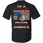 I'm A Trump Supporter Tshirt, Black, Unisex T-Shirt