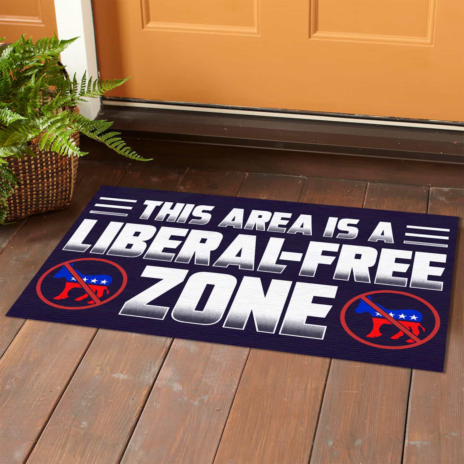 6TM. Liberal Free Zone (doormat) (1) Doormat mockup 1
