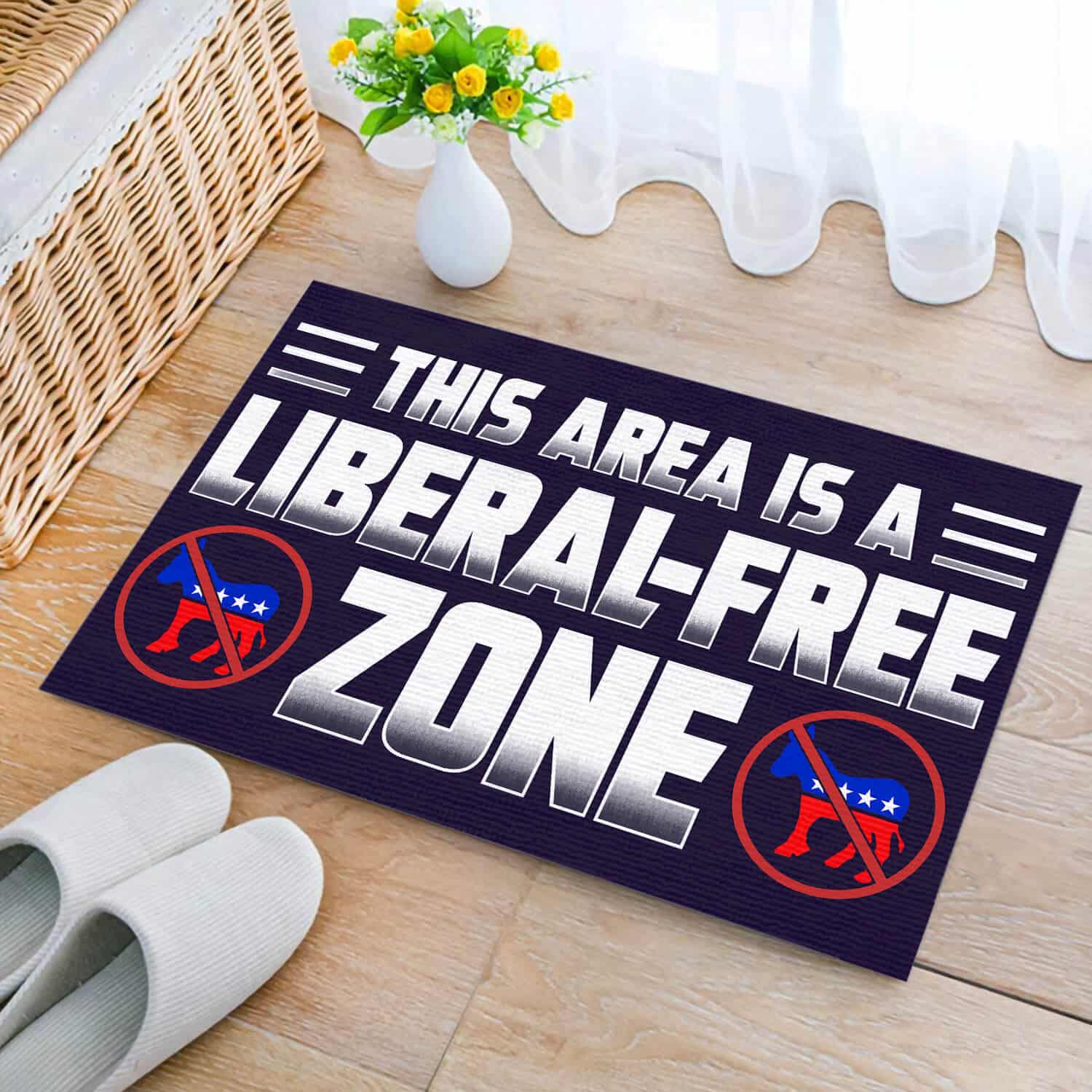 6TM. Liberal Free Zone (doormat) (1) Doormat mockup 2