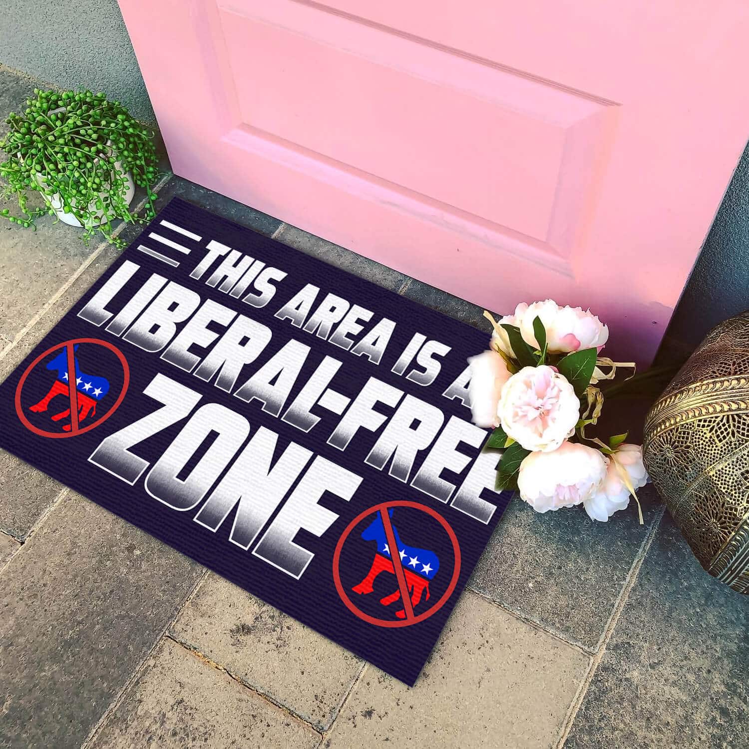 6TM. Liberal Free Zone (doormat) (1) Doormat mockup 4