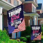 8KNG. trump girl 2024 - 30x40 Garden & House Mockup 2