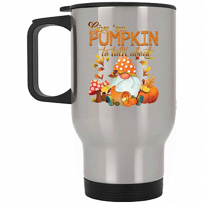 14 oz. Silver Travel Mug
