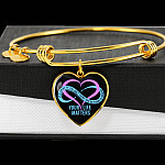 Prevention Suicide It's Ok If the Only Thing You Do Today Is Breathe Your Life Matters Heart Pendant Necklace