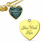 To My Beautiful Wife Always Remember How Much You Mean To Me Heart Pendant Necklace - Gift For Wife