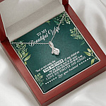 To My Beautiful Wife Always Remember How Much You Mean To Me Love Your Husband Alluring Beauty Necklace