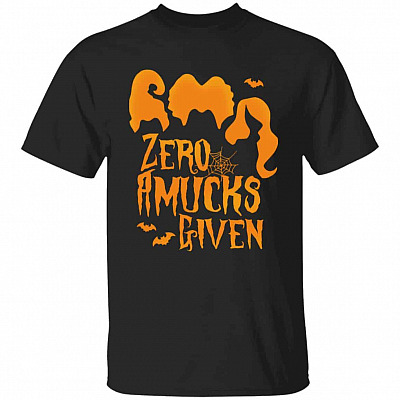 Zero Amucks Given Shirt, Black, Unisex T-Shirt