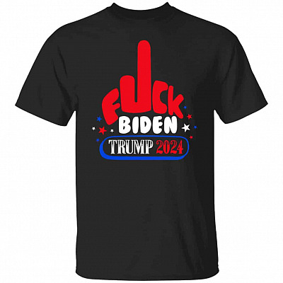 Fuck Biden Trump 2024 tee, Black, Unisex T-Shirt