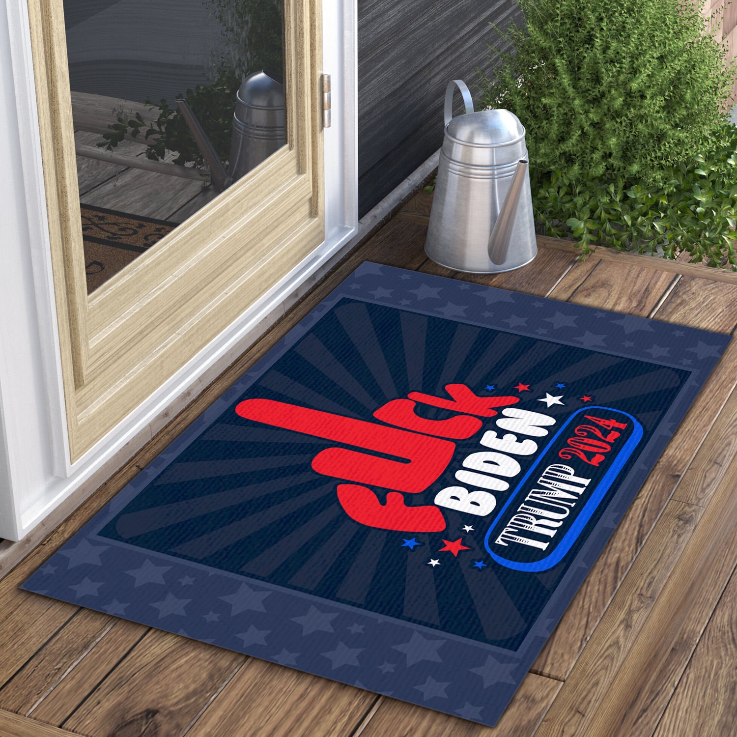 4LV. Fuck Biden Trump 2024 Doormat (3) Doormat mockup 3