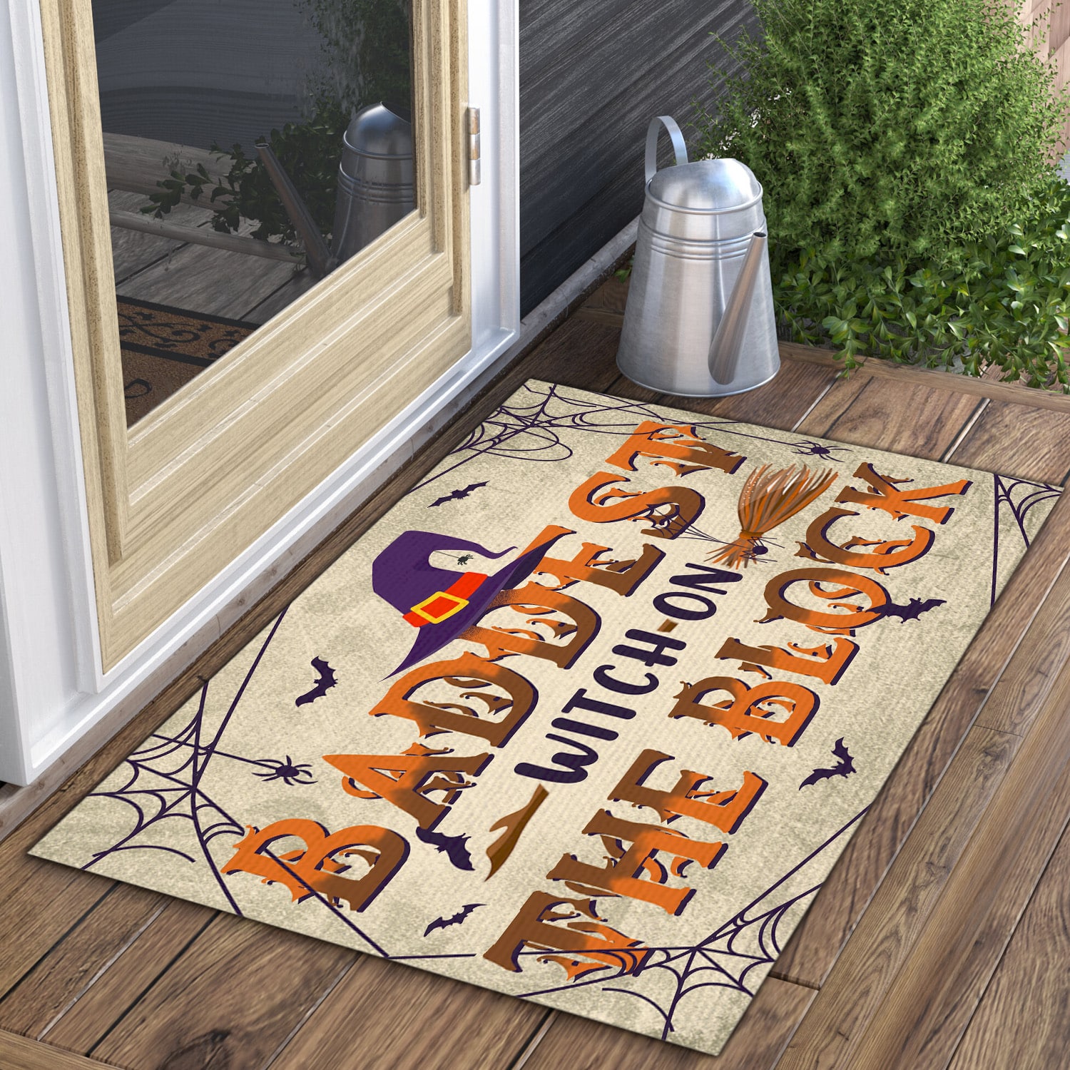 7LV. Baddest Witch (6) Doormat mockup 3
