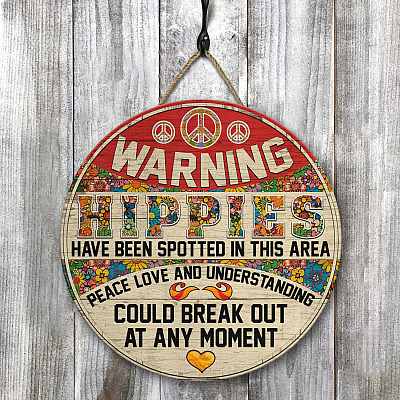 Wooden Door Sign