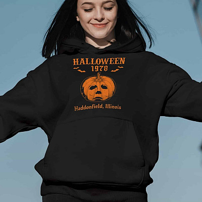 Alternative view of Halloween 1978 Myers Pumpkin Spooky Hoodie - Sweatshirt - Long Sleeve