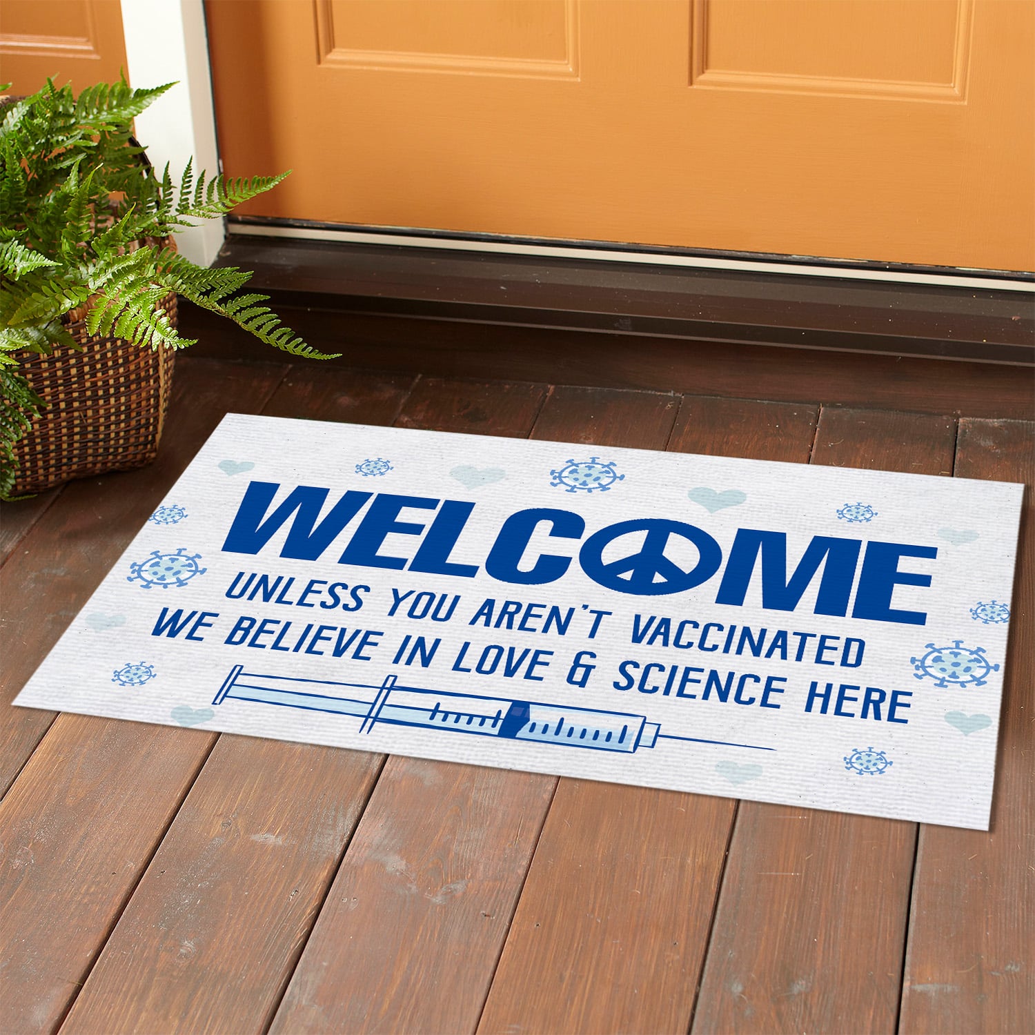 8LV. Welcome Unless You () Doormat mockup 1