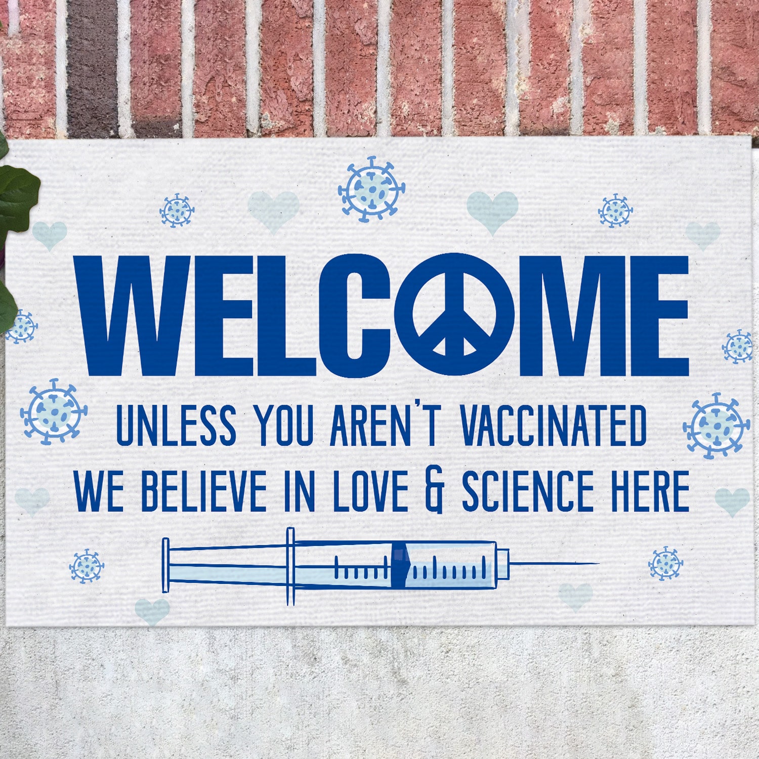 8LV. Welcome Unless You () Doormat mockup 12