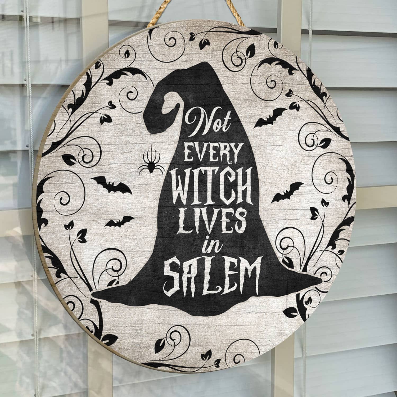 30 HG. Not Every Witch In Salem (3) Door Sign Mockup 14