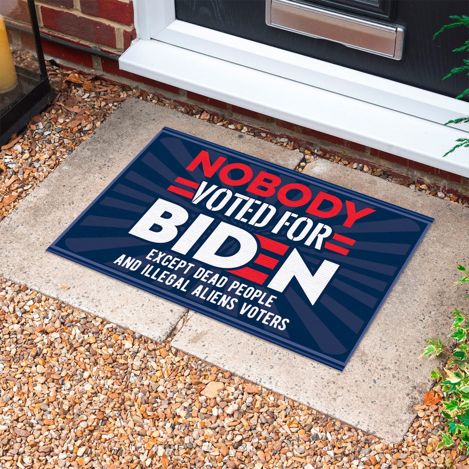 1LV. Nobody Voted for Biden Doormat (5) Doormat mockup 10fx