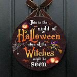 2KNG. Halloween Witch (6) Door Sign Mockup 1