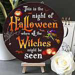 2KNG. Halloween Witch (6) Door Sign Mockup 5
