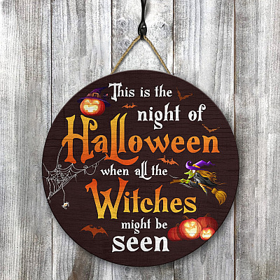 Wooden Door Sign