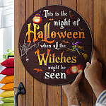 2KNG. Halloween Witch (6) Door Sign Mockup 13